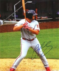 AUTOGRAPHED DARIN RUF photo  Philadelphia Phillies