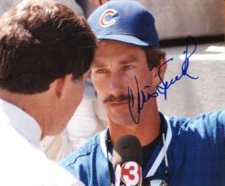 AUTOGRAPHED CHRIS SPEIER Chicago Cubs Photo
