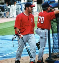AUTOGRAPHED 8X10  photo SCOTT SPIEZIO Angels