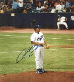 AUTOGRAPHED CHAD CORDERO 8x10 Montreal Expos Photo