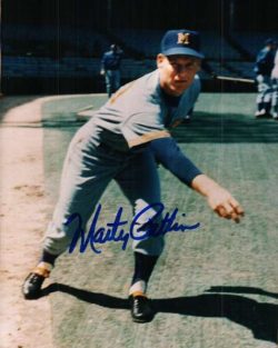 AUTOGRAPHED MARTY PATTIN photo Milwaukee Brewers