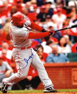 AUTOGRAPHED  photo MIGUEL CAIRO Cincinnati Reds