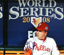 AUTOGRAPHED RICH DUBEE 8x10 Philadelphia Phillies photo