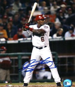 Autographed JOSE GUILLEN 8x10 Washington Nationals Photo