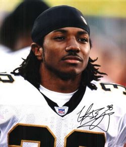 Autographed USAMA YOUNG New Orleans Saints photo