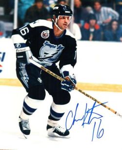 Autographed CHRIS KONTOS Tampa Bay Lightning photo