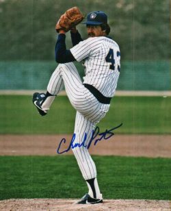 AUTOGRAPHED CHUCK PORTER photo Milwaukee Brewers
