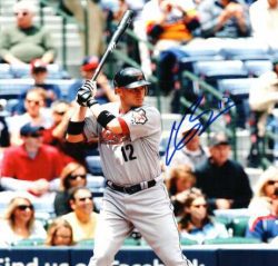 AUTOGRAPHED  photo CLINT BARMES Houston Astros