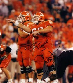Autographed DUSTIN FRY Clemson Tigers Photo