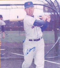 AUTOGRAPHED NORM SHERRY 8x10 New York Mets photo