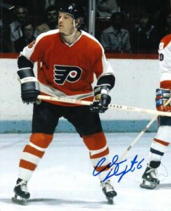 Autographed  ANDRE DUPONT 8X10 photo - Philadelphia Flyers