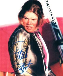 Autographed PICABO STREET 8X10 Photo - Gold Medal Winner