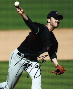 AUTOGRAPHED photo JASON DAVIS Cleveland Indians