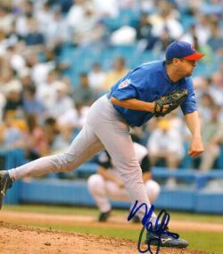 AUTOGRAPHED MARK GUTHRIE Chicago Cubs Photo