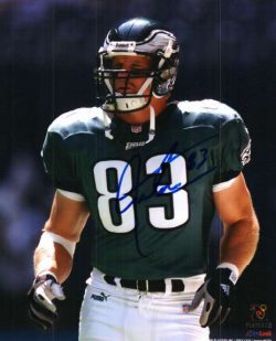 Autographed JEFF THOMASON 8X10  Photo - Philadelphia Eagles
