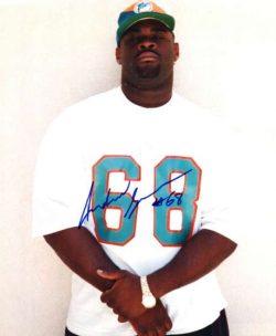 Autographed ANDREW GREENE  Miami Dolphins  photo