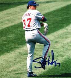 AUTOGRAPHED SCOTT DOWNS Montreal Expos Photo
