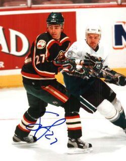 Autographed SEAN ODONNELL 8x10 Minnesota Wild Photo