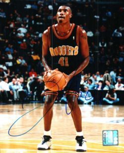 AUTOGRAPHED JAMES POSEY photo  Denver Nuggets