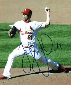 AUTOGRAPHED TYLER JOHNSON St. Louis Cardinals photo