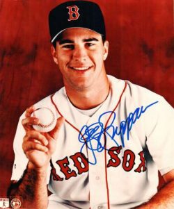 AUTOGRAPHED JEFF SUPPAN 8X10  Boston Red Sox photo