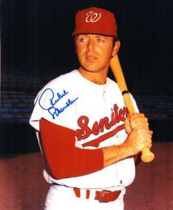 AUTOGRAPHED photo RICHIE SCHEINBLUM Washington Senators