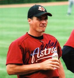 AUTOGRAPHED  photo JIM HICKEY Houston Astros