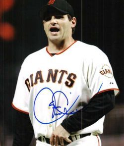 AUTOGRAPHED STEVE KLINE San Francisco Giants Photo