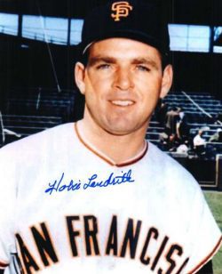 AUTOGRAPHED HOBIE LANDRITH 8x10 San Francisco Giants Photo