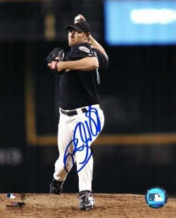 Autographed BRANDON WEBB Arizona Diamondbacks Photo