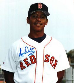 AUTOGRAPHED LUIS ORTIZ Boston Red Sox photo
