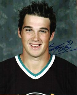 Autographed SHANE OBRIEN Anaheim Ducks Photo