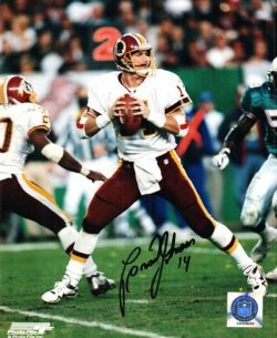 Autographed BRAD JOHNSON 8X10 Washington Redskins Photo