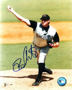 Autographed BRANDON WEBB Arizona Diamondbacks Photo
