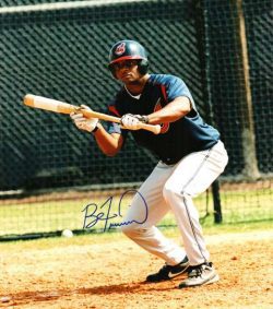 AUTOGRAPHED photo BEN FRANCISO Cleveland Indians