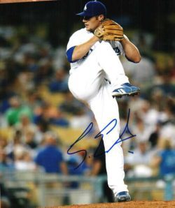 AUTOGRAPHED SCOTT ELBERT Los Angeles Dodgers photo