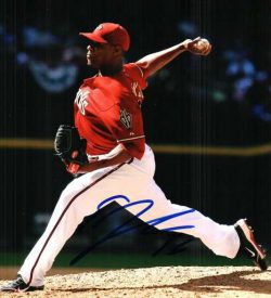 Autographed EDWIN JACKSON Arizona Diamondbacks Photo