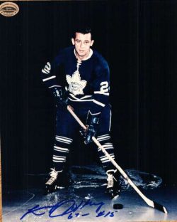 Autographed LARRY JEFFREY 8x10  Maple Leafs  photo