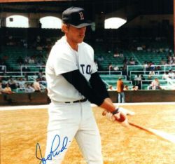 AUTOGRAPHED JOE RUDI  Boston Red Sox photo
