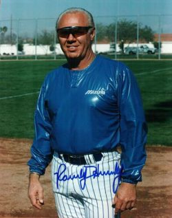 AUTOGRAPHED RANDY HUNDLEY Chicago Cubs Photo