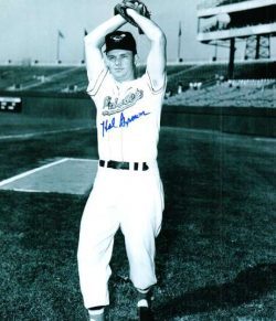 AUTOGRAPHED HAL BROWN 8x10 Baltimore Orioles Photo