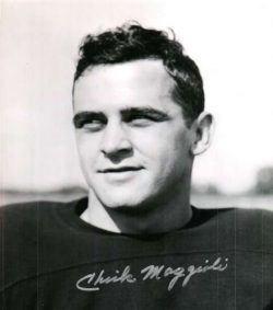 Autographed CHICK MAGGIOLI 8X10 Notre Dame Photo