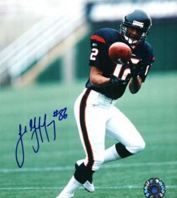 Autographed JABAR GAFFNEY 8X10 Houston Texans Photo