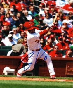 AUTOGRAPHED NICK PUNTO 8X10 St. Louis Cardinals photo