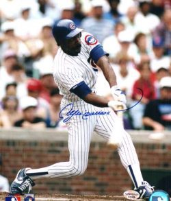 Autographed ANDRE DAWSON Chicago Cubs 8X10 photo