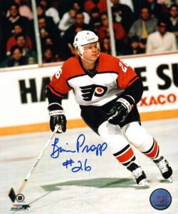 Autographed BRIAN PROPP 8X10 Philadelphia Flyers Photo