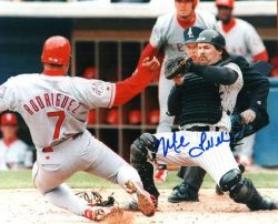 AUTOGRAPHED MIKE LAVAILLERE 8x10 Chicago White Sox Photo