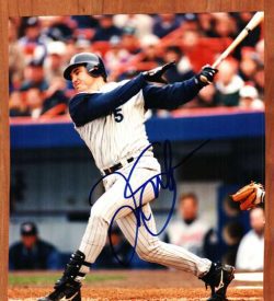 AUTOGRAPHED TIM SALMON 8x10 California Angels Photo