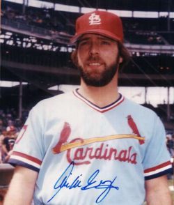 AUTOGRAPHED WILL MCENANEY 8x10 St. Louis Cardinals photo