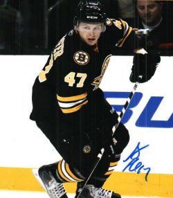 Autographed STEVEN KAMPFER Boston Bruins  Photo
